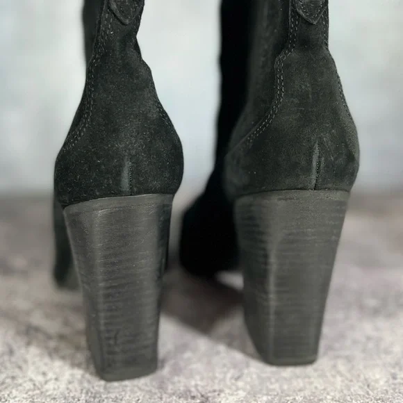 Dolce Vita Black Ankle Boots - Picture 7 of 13